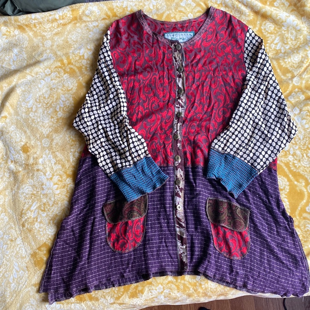 Mismatched Dress, sized medium.